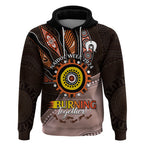 Fire Burning Together NAIDOC 2024 Hoodie Indigenous Art