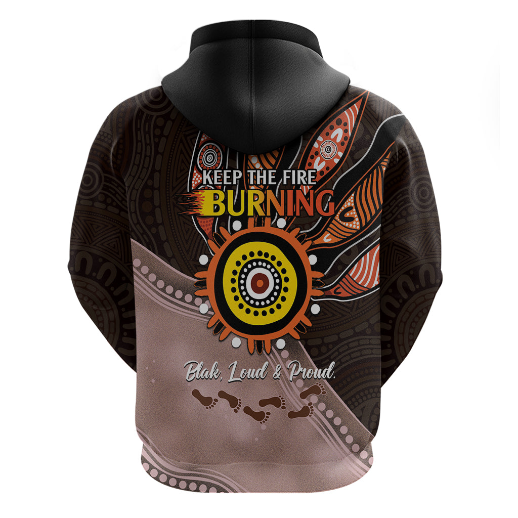 Fire Burning Together NAIDOC 2024 Hoodie Indigenous Art