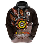 Fire Burning Together NAIDOC 2024 Hoodie Indigenous Art