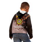 Fire Burning Together NAIDOC 2024 Kid Hoodie Indigenous Art
