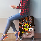 Fire Burning Together NAIDOC 2024 Luggage Cover Indigenous Art