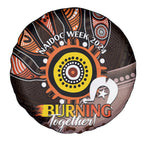 Fire Burning Together NAIDOC 2024 Spare Tire Cover Indigenous Art