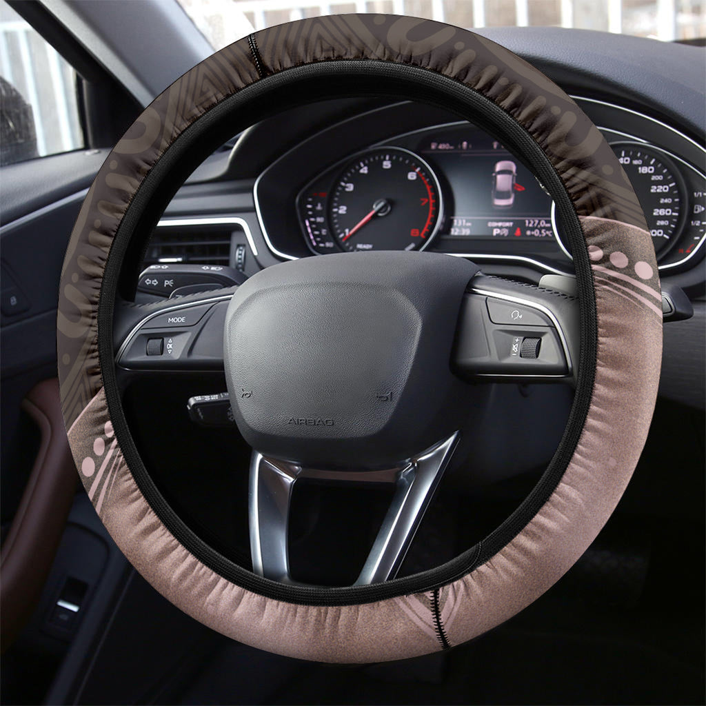 Fire Burning Together NAIDOC 2024 Steering Wheel Cover Indigenous Art