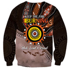 Fire Burning Together NAIDOC 2024 Sweatshirt Indigenous Art