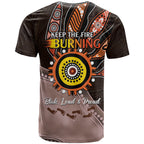 Fire Burning Together NAIDOC 2024 T Shirt Indigenous Art