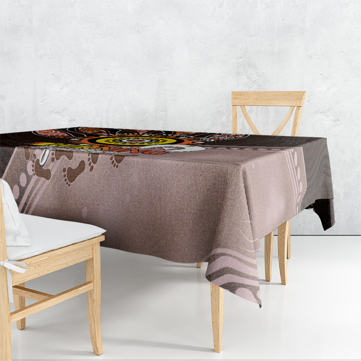 Fire Burning Together NAIDOC 2024 Tablecloth Indigenous Art