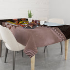 Fire Burning Together NAIDOC 2024 Tablecloth Indigenous Art