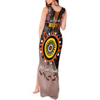 Fire Burning Together NAIDOC 2024 Tank Maxi Dress Indigenous Art