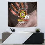 Fire Burning Together NAIDOC 2024 Tapestry Indigenous Art