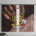 Fire Burning Together NAIDOC 2024 Window Curtain Indigenous Art