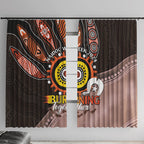 Fire Burning Together NAIDOC 2024 Window Curtain Indigenous Art