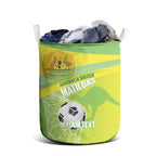 Custom Australia Soccer 2026 Laundry Basket Come On Matildas