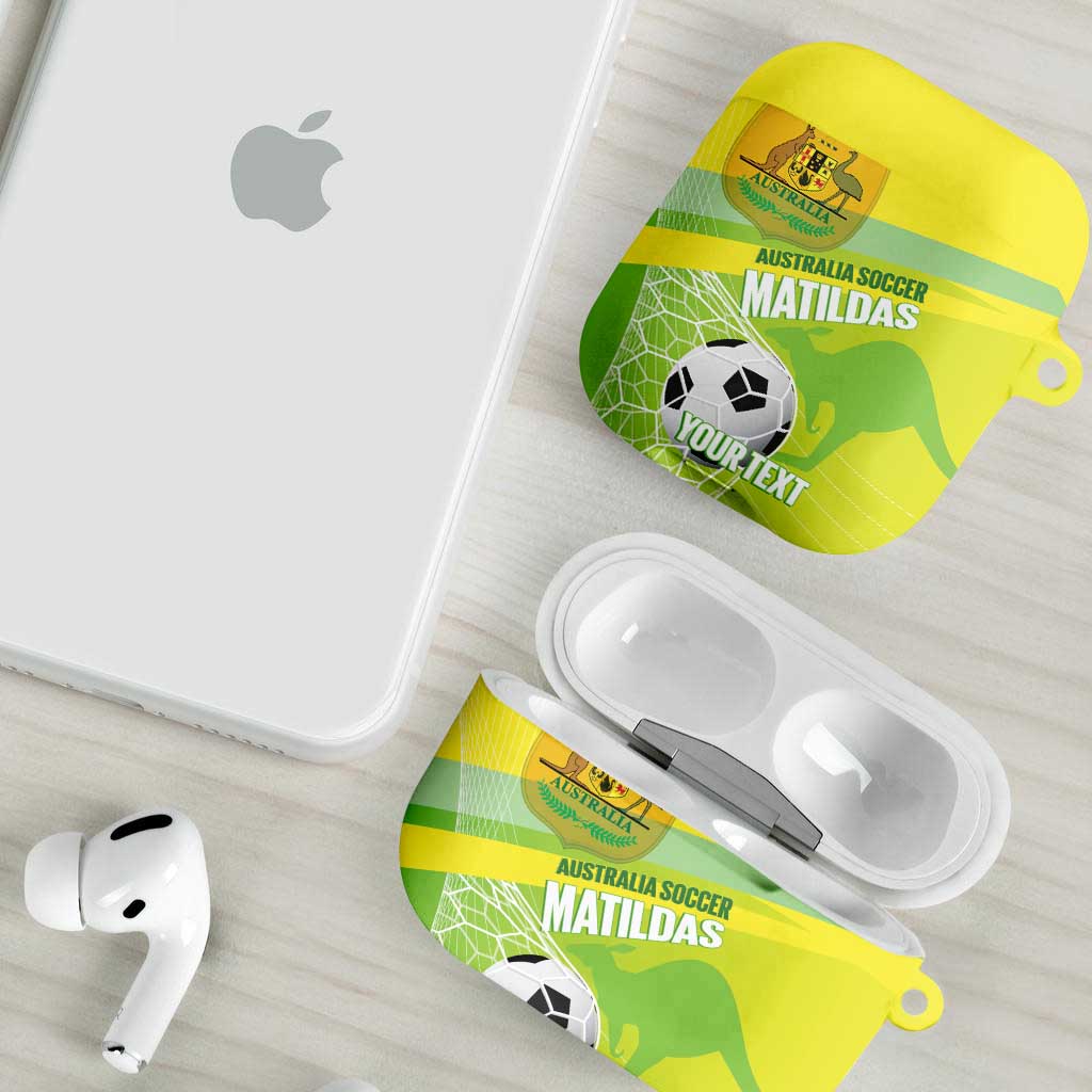 Custom Australia Soccer 2026 AirPods Case Come On Matildas