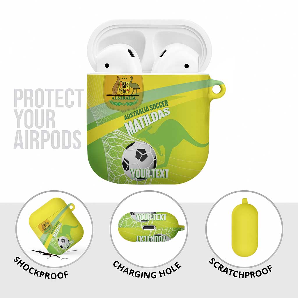 Custom Australia Soccer 2026 AirPods Case Come On Matildas