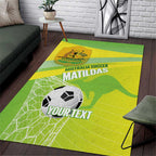 Custom Australia Soccer 2026 Area Rug Come On Matildas