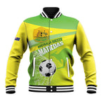 Custom Australia Soccer 2026 Baseball Jacket Come On Matildas