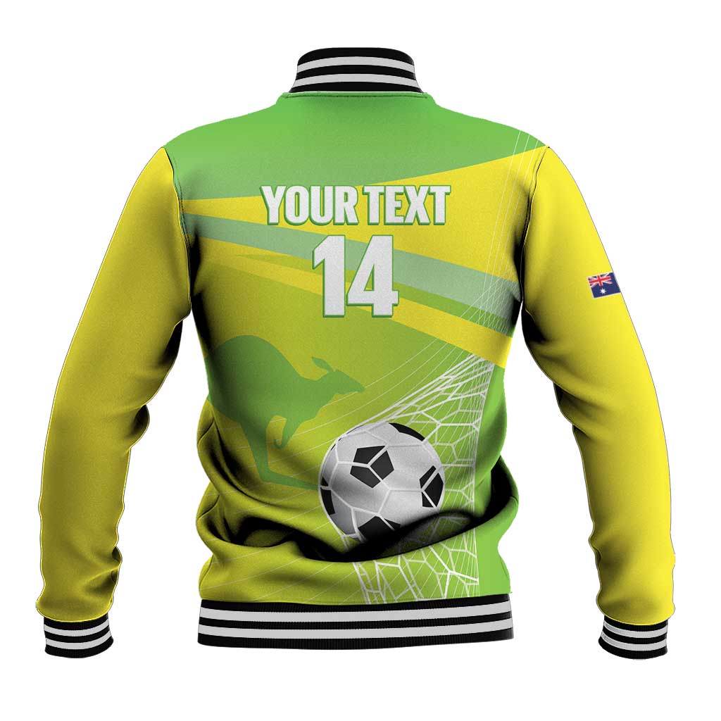 Custom Australia Soccer 2026 Baseball Jacket Come On Matildas