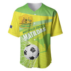 Custom Australia Soccer 2026 Baseball Jersey Come On Matildas