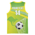 Custom Australia Soccer 2026 Basketball Jersey Come On Matildas