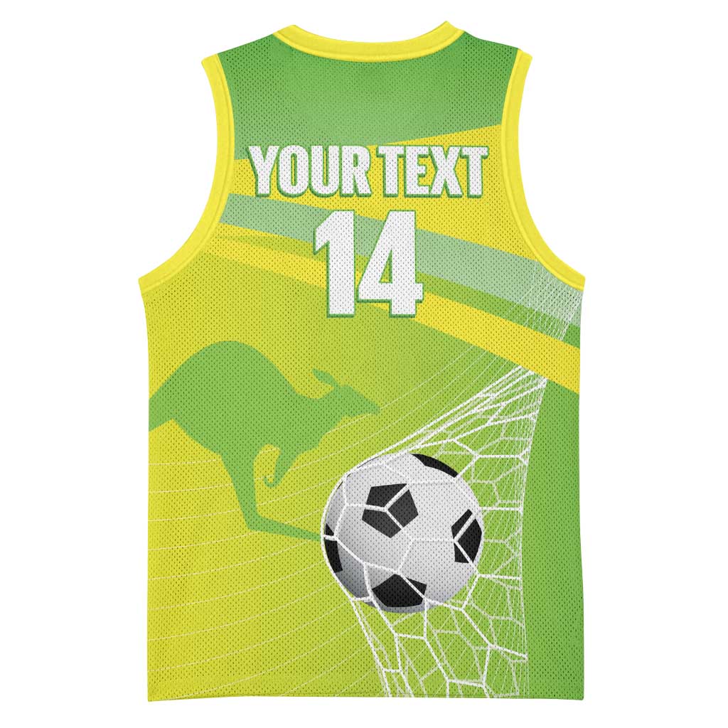 Custom Australia Soccer 2026 Basketball Jersey Come On Matildas