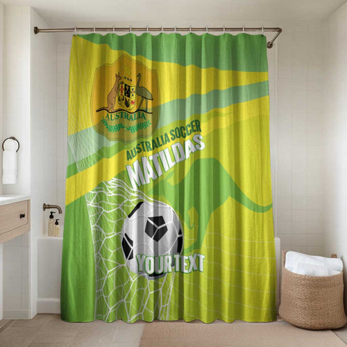 Custom Australia Soccer 2026 Bathroom Set Come On Matildas