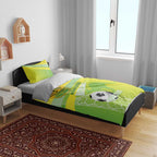 Custom Australia Soccer 2026 Bedding Set Come On Matildas