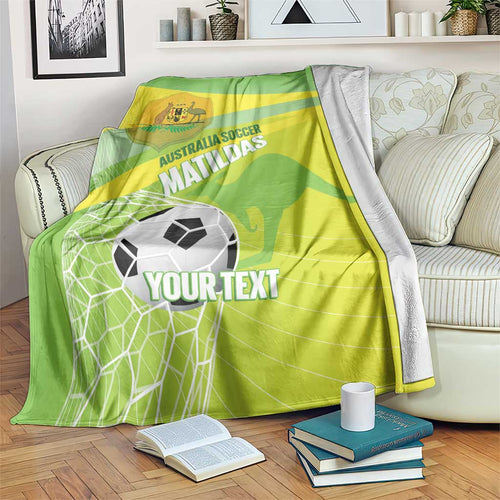 Custom Australia Soccer 2026 Blanket Come On Matildas