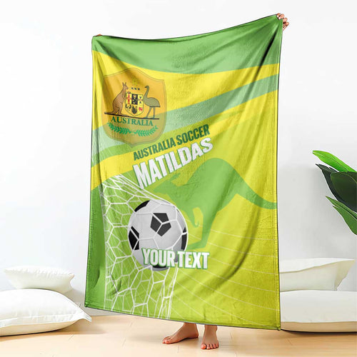 Custom Australia Soccer 2026 Blanket Come On Matildas