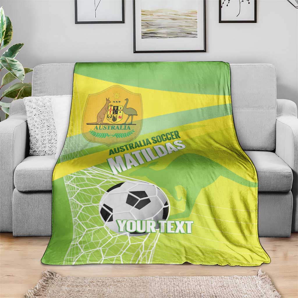 Custom Australia Soccer 2026 Blanket Come On Matildas