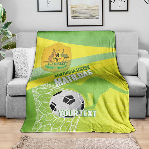 Custom Australia Soccer 2026 Blanket Come On Matildas