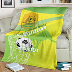 Custom Australia Soccer 2026 Blanket Come On Matildas