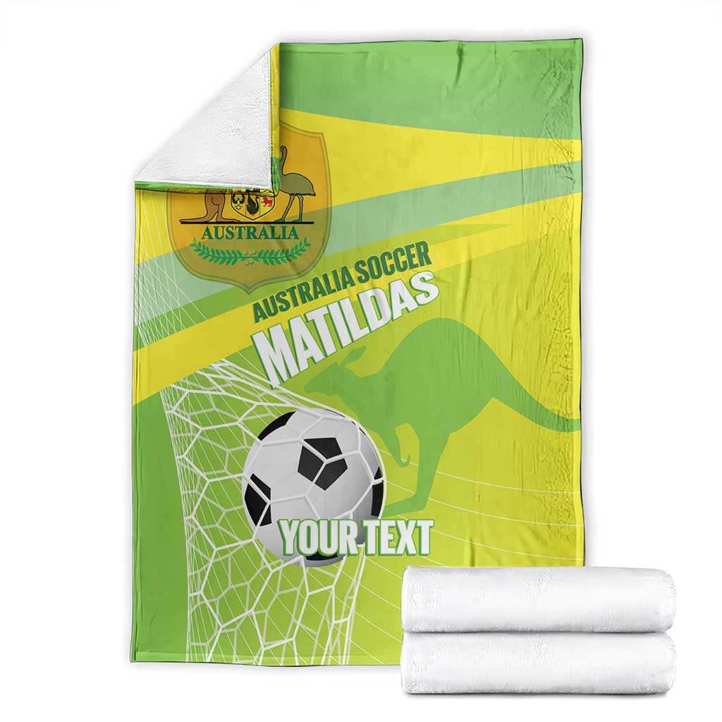 Custom Australia Soccer 2026 Blanket Come On Matildas