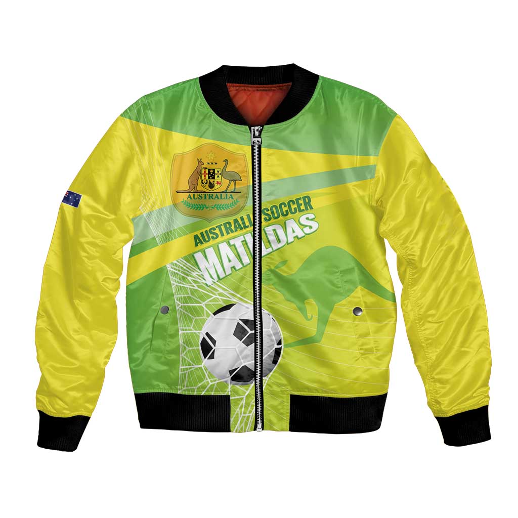 Custom Australia Soccer 2026 Bomber Jacket Come On Matildas