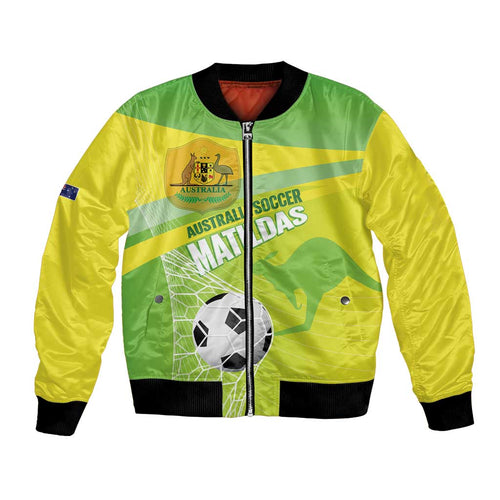 Custom Australia Soccer 2026 Bomber Jacket Come On Matildas