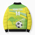 Custom Australia Soccer 2026 Bomber Puffer Jacket Come On Matildas