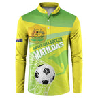 Custom Australia Soccer 2026 Button Sweatshirt Come On Matildas