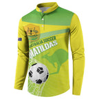 Custom Australia Soccer 2026 Button Sweatshirt Come On Matildas