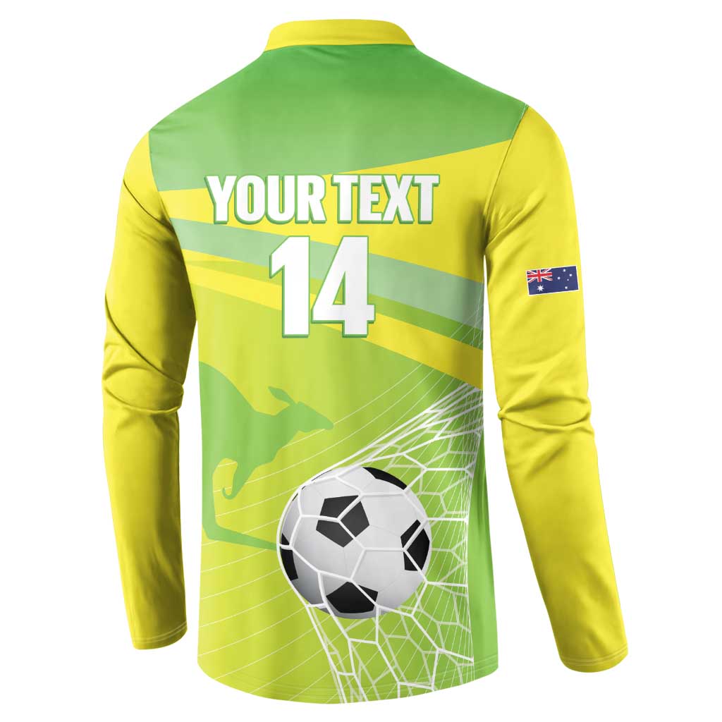 Custom Australia Soccer 2026 Button Sweatshirt Come On Matildas