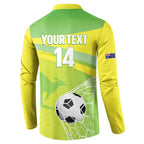 Custom Australia Soccer 2026 Button Sweatshirt Come On Matildas