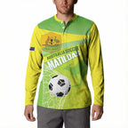 Custom Australia Soccer 2026 Button Sweatshirt Come On Matildas
