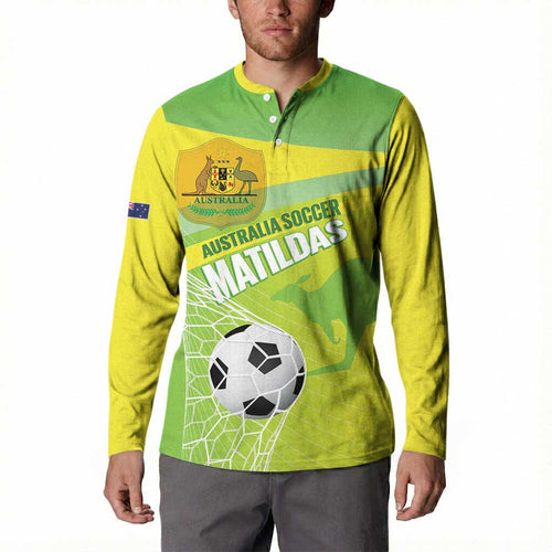 Custom Australia Soccer 2026 Button Sweatshirt Come On Matildas