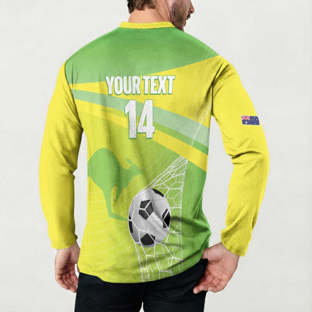 Custom Australia Soccer 2026 Button Sweatshirt Come On Matildas