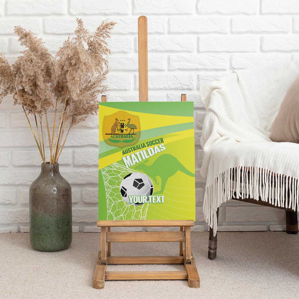 Custom Australia Soccer 2026 Canvas Wall Art Come On Matildas