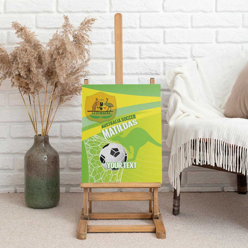 Custom Australia Soccer 2026 Canvas Wall Art Come On Matildas
