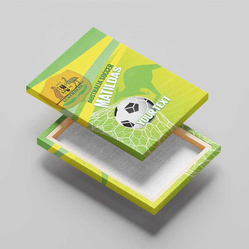 Custom Australia Soccer 2026 Canvas Wall Art Come On Matildas