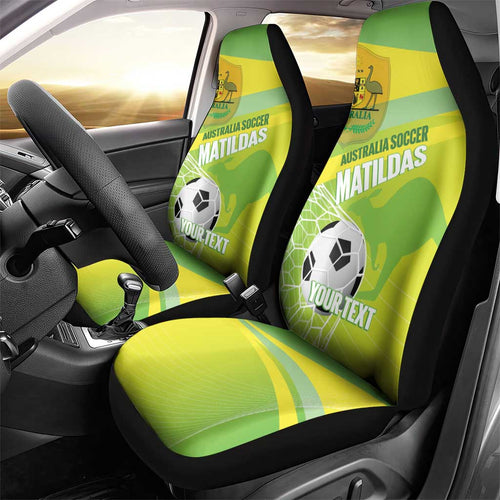 Custom Australia Soccer 2026 Car Seat Cover Come On Matildas