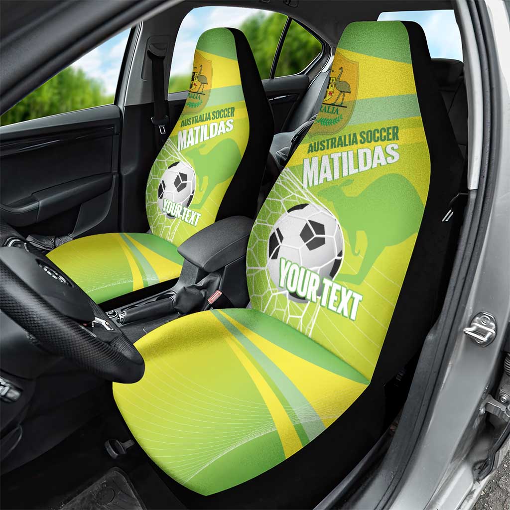 Custom Australia Soccer 2026 Car Seat Cover Come On Matildas