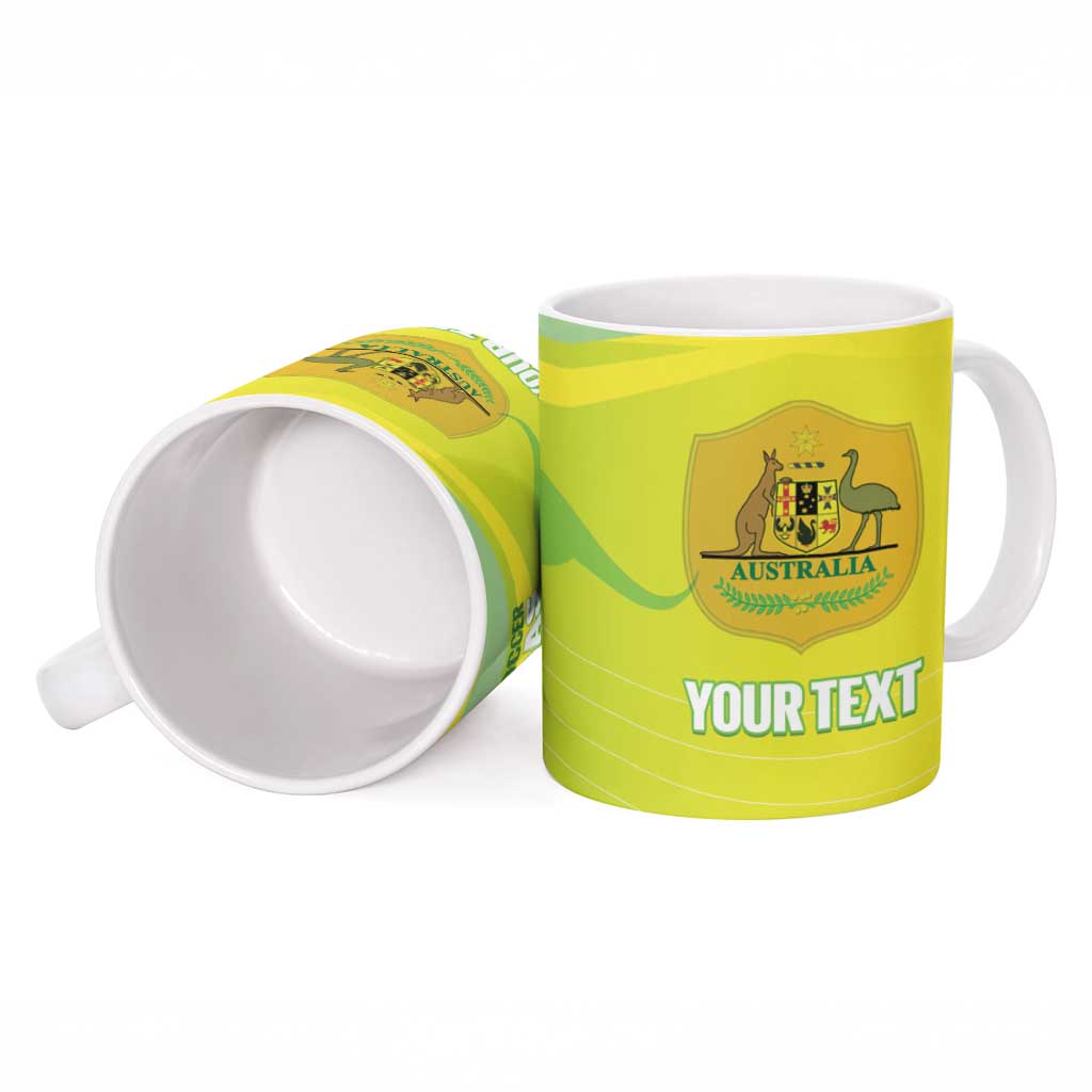 Custom Australia Soccer 2026 Ceramic Mug Come On Matildas