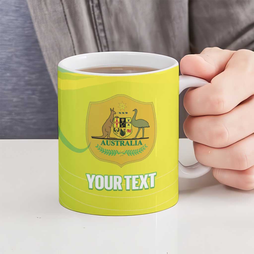 Custom Australia Soccer 2026 Ceramic Mug Come On Matildas