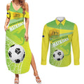 Custom Australia Soccer 2026 Couples Matching Summer Maxi Dress and Long Sleeve Button Shirt Come On Matildas